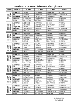 &Ouml;ĞRETMEN N&Ouml;BET &Ccedil;İZELGESİ 2. D&Ouml;NEM.xlsx