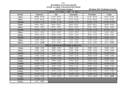 SABAH (ANADOLU İHL VE İHL) &Ouml;ĞLE (İMAM HATİP ORTAOKULU)