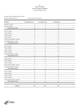 T.C. KOCAELİ VALİLİĞİ Darıca Barış İlkokulu M&uuml;d&uuml;rl&uuml;ğ&uuml; Sınıfi