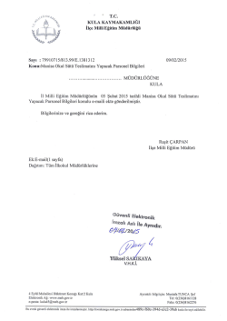 Manisa Okul S&uuml;t&uuml; Teslimatını Yapacak Personel Bilgileri