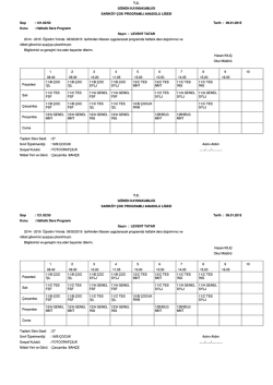 T.C. G&Ouml;NEN KAYMAKAMLIĞI SARIK&Ouml;Y &Ccedil;OK PROGRAMLI