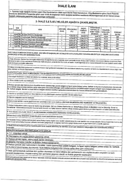 kantin ihale ilanı - Seyhan İl&ccedil;e Milli Eğitim M&uuml;d&uuml;rl&uuml;ğ&uuml;