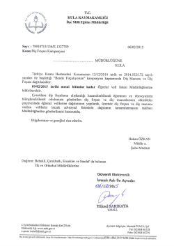 Diş Fır&ccedil;ası Kampanyası - Kula İl&ccedil;e Milli Eğitim M&uuml;d&uuml;rl&uuml;ğ&uuml;