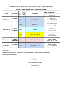DERS &Ouml;ĞRETMENİ Sınavlara girecek &ouml;ğrenciler kalem,silgi ve