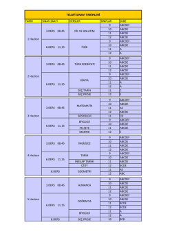 telafi sınav tarihleri