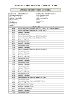 &Uuml;niversitemiz Kamp&uuml;s&uuml;ne Ulaşım Bilgisi i&ccedil;in Tıklayınız.