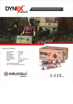 Page 1 ULE DUYARLI EMULsiYoH PATLAchl MPS LD DYNE&Agrave;(D l
