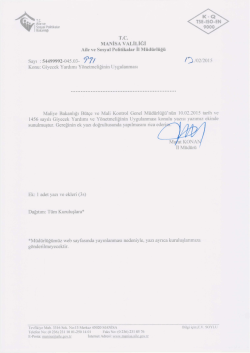 K ~ Q TSE-lSO-EN - Manisa Aile ve Sosyal Politikalar İl M&uuml;d&uuml;rl&uuml;ğ&uuml;