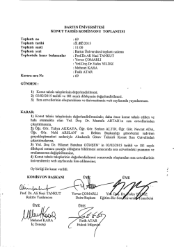 tıklayınız - Bartın &Uuml;niversitesi