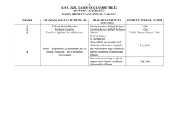 T.C MUġ ĠL &Ouml;ZEL ĠDARESĠ GENEL SEKRETERLĠĞĠ