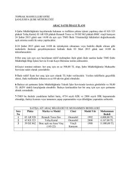 İlan Metni