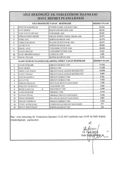 Listeyi g&ouml;rmek i&ccedil;in tıklayınız. - Giresun Halk Sağlığı M&uuml;d&uuml;rl&uuml;ğ&uuml;