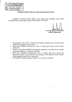 Mıtııvar&ccedil;ı` HAREKET PARTlsl T.B.M.M. GRUP BAŞKANLıĞı