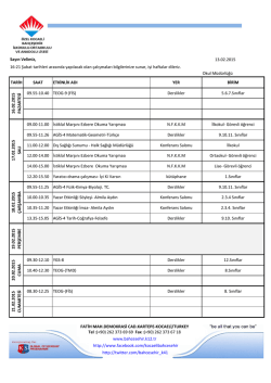FATİH MAH.DEMOKRASİ CAD.KARTEPE