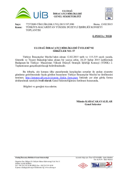 sirkuler no 57 türkiye macaristan yüksek düzeyli işbirliği konseyi