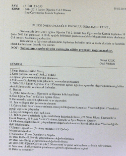 G&uuml;ndem i&ccedil;in tıklayınız