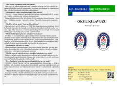 okul kılavuzu