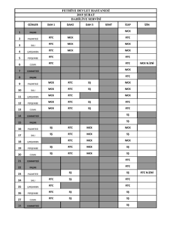 i&ccedil; hastalıkları - Fethiye Devlet Hastanesi