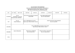 Tıbbi Dok&uuml;mantasyon ve Sekreterlik Programı 1. Sınıflar Haftalık