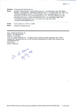 Sayfa 1 l 1 - Salihli İl&ccedil;e Milli Eğitim M&uuml;d&uuml;rl&uuml;ğ&uuml;