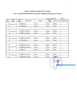 MEziTLi ANADOLU iMAM HATİP LisEsi 2014