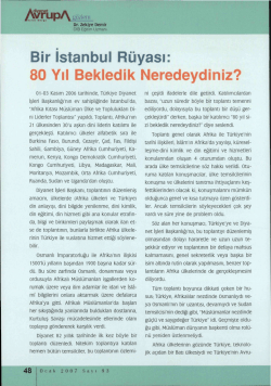 Bir İstanbul R&uuml;yası