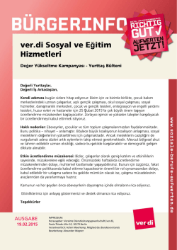 ver.di Sosyal ve Eğitim Hizmetleri