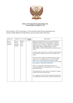 Sanat ve Tasarım Fak&uuml;ltesi G&ouml;rsel İletişim