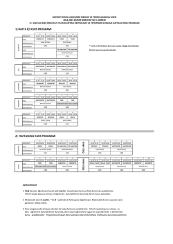 11. sınıf kurs programı i&ccedil;in tıklayınız.