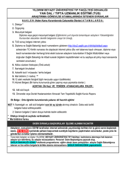 tus başvuru evrakları i&ccedil;in tıklayınız.