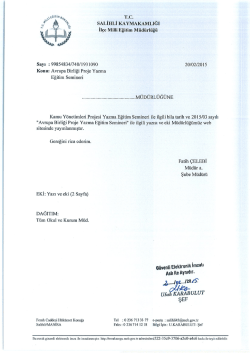 T.c. sALİHLİ KAYMAKAMLIĞI İı&ccedil;e Mini Eğitim M&uuml;d&uuml;rl&uuml;ğ&uuml; Sayı