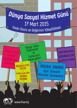 Dünya Sosyal Hizmet Günü