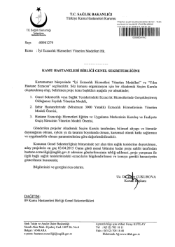 A&ccedil; - T&uuml;rkiye Kamu Hastaneleri Kurumu