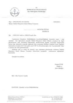 istiklal marşımızı g&uuml;zel okuma yarışması 18.02.2015 16:10