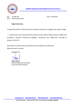 İK-BŞK-48 Resmi Gazete &ouml;zeti