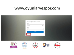 Kayıt Olurken İzlenecek Aşamalar