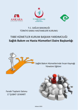 Sağlık Bakım ve Hasta Hizmetleri Daire Başkanlığı