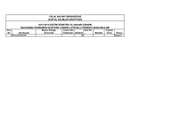 celal bayar &uuml;niversitesi sosyal bilimler enstit&uuml;s&uuml; 2013