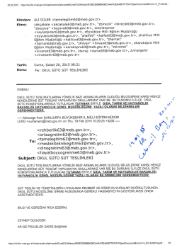 Kimden: ALİ G&Uuml;LER