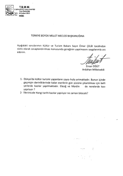 türkiye büyük millet meclisi başkanlığına