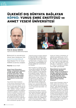 Yunus Emre Enstit&uuml;s&uuml; B&uuml;lteni