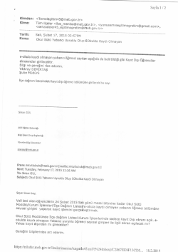 Sayfa 1 / 2 - Turgutlu İl&ccedil;e Milli Eğitim M&uuml;d&uuml;rl&uuml;ğ&uuml;