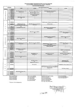 GTS - Halı Kilim ASD Ders Programı