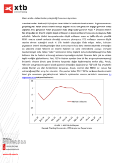 Flash Analiz &ndash; Yellen`in Ger&ccedil;ekleştirdiği Sunumun Ayrıntıları