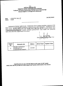 Eki İndir - Trabzon Kanuni Eğitim ve Araştırma Hastanesi