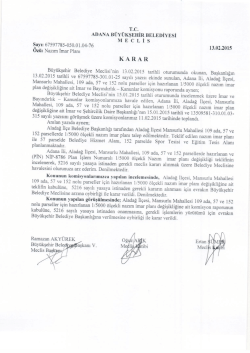 rc. - Adana B&uuml;y&uuml;kşehir Belediyesi