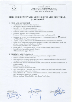 Ihaleler/KONTEYNİR VE TEHLİKELİ ATIK FI&Ccedil;ISI TEKNİK