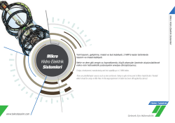 Mikro Hidro Elektrik Sistemleri