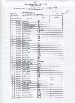 20.Grup B - Eğitim Fak&uuml;ltesi