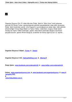 &Ouml;nder Şahin - Adım Umut (Video) - Hiphoplife.com.tr | T&uuml;rkiye`den